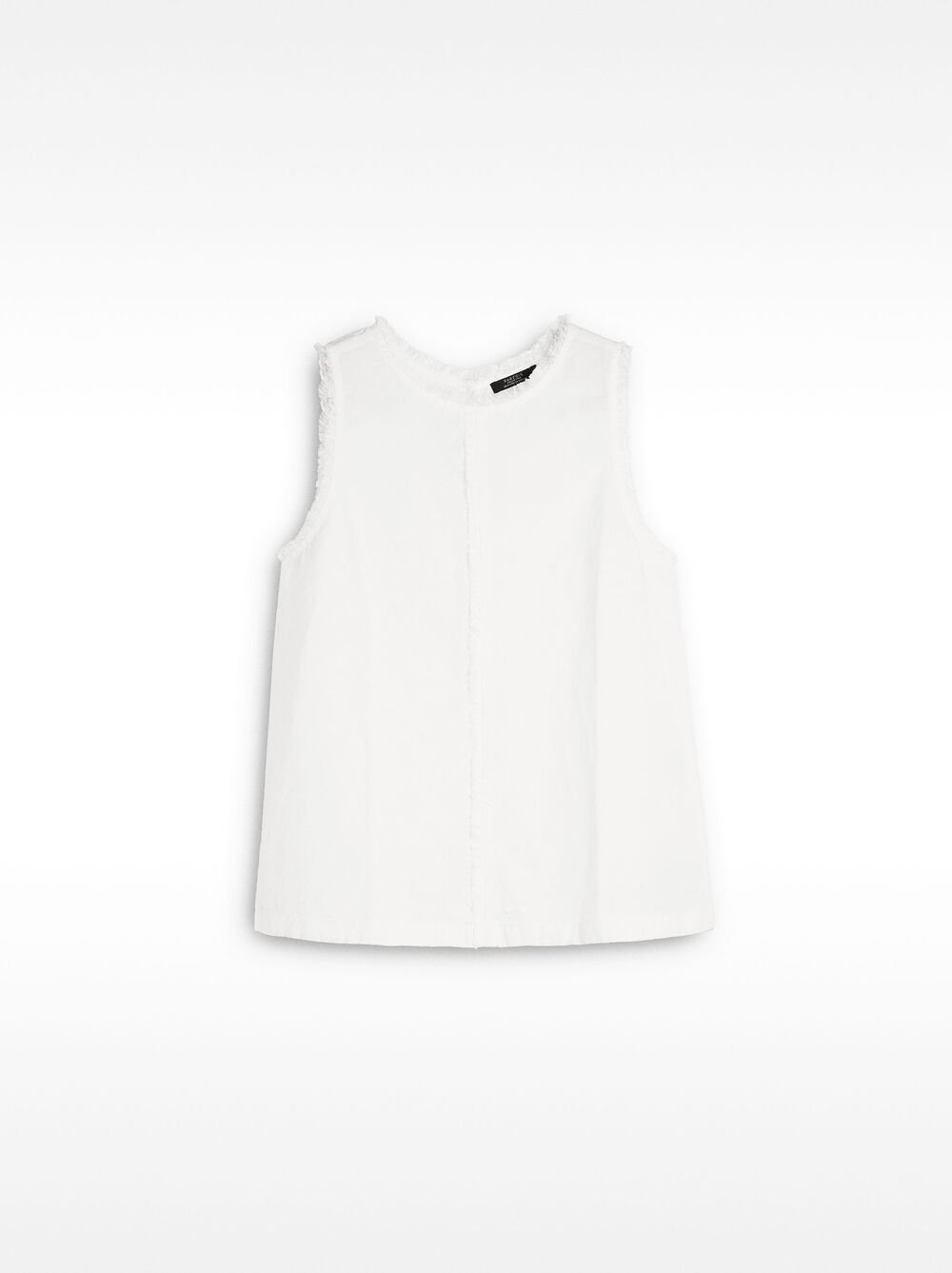 Top en mélange de lin et lyocell