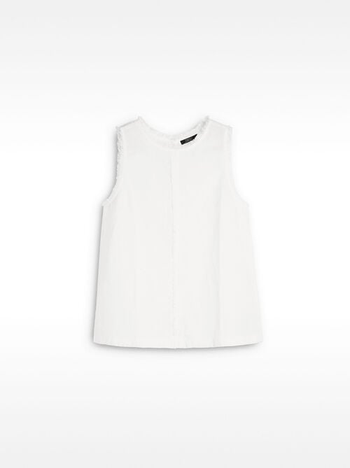 Top with a blend of linen and lyocell