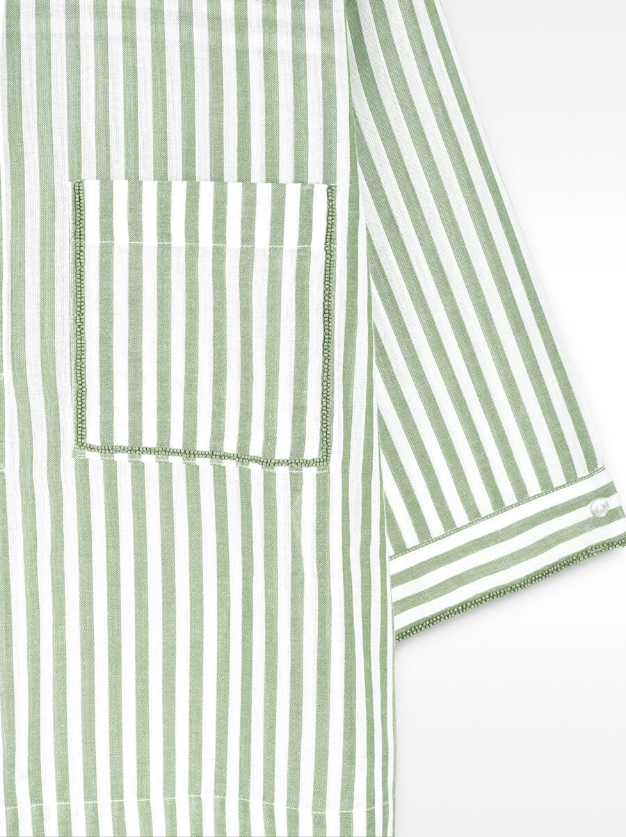 100% cotton striped shirt