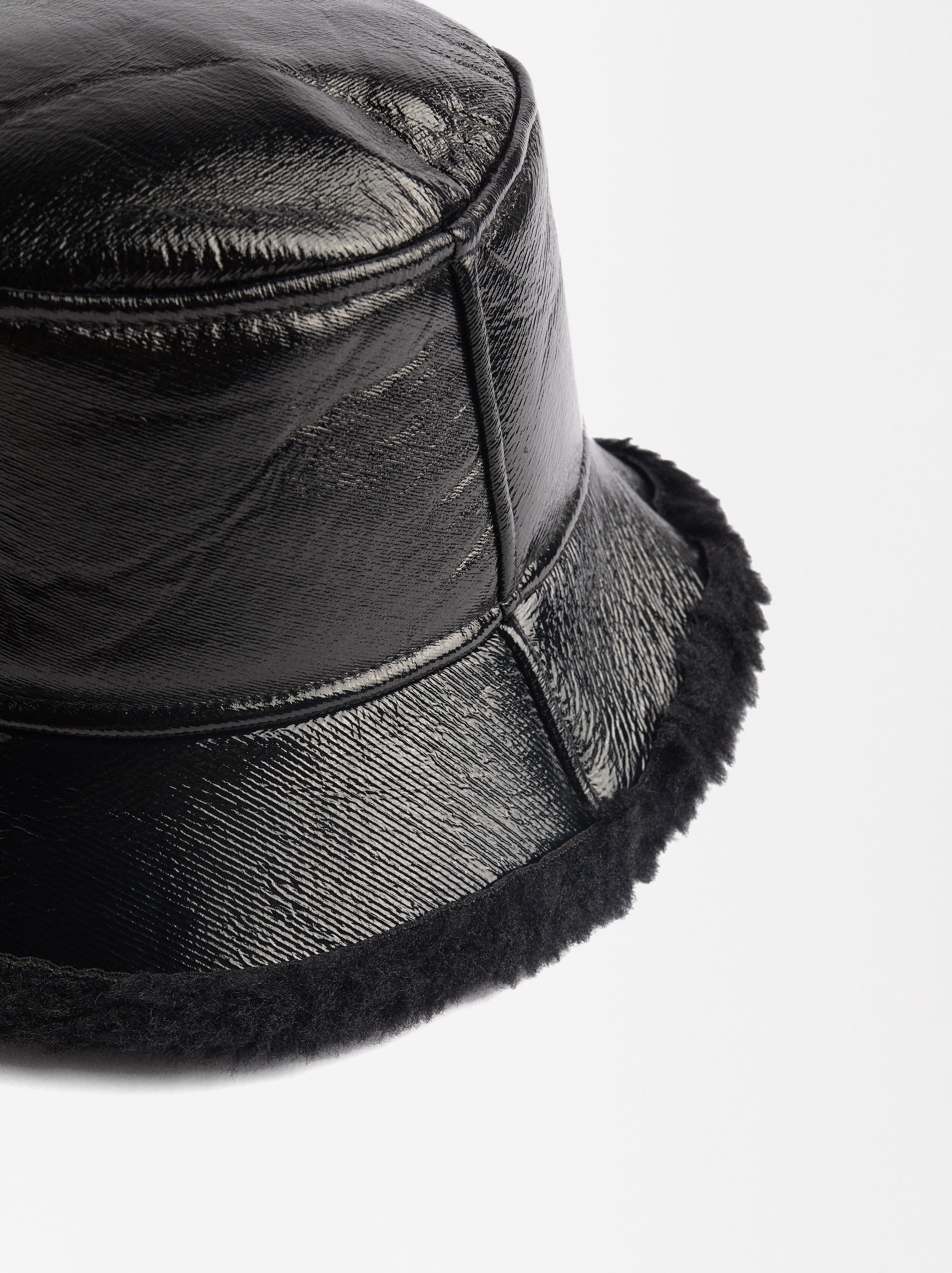 Patent leather bucket hat new arrivals