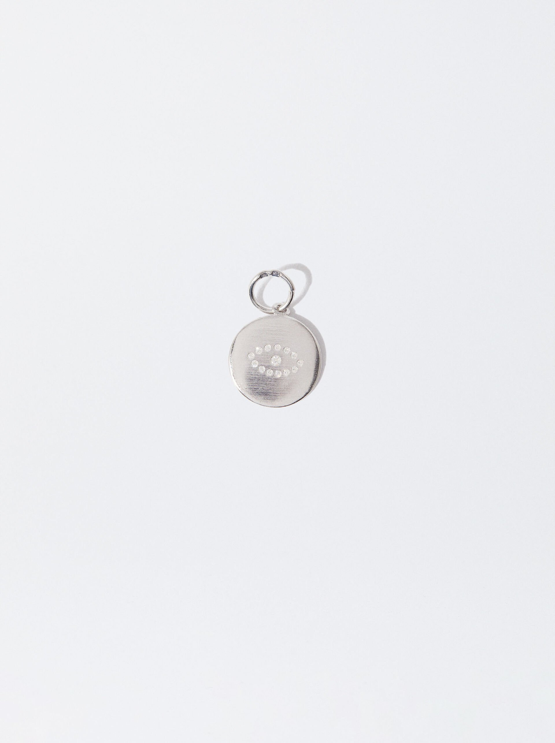 925 Silver Eye Charm image number 0.0