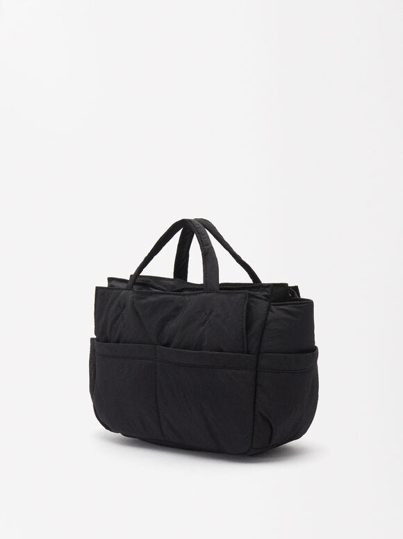 Nylon Multi-Purpose Bag, Black, hi-res