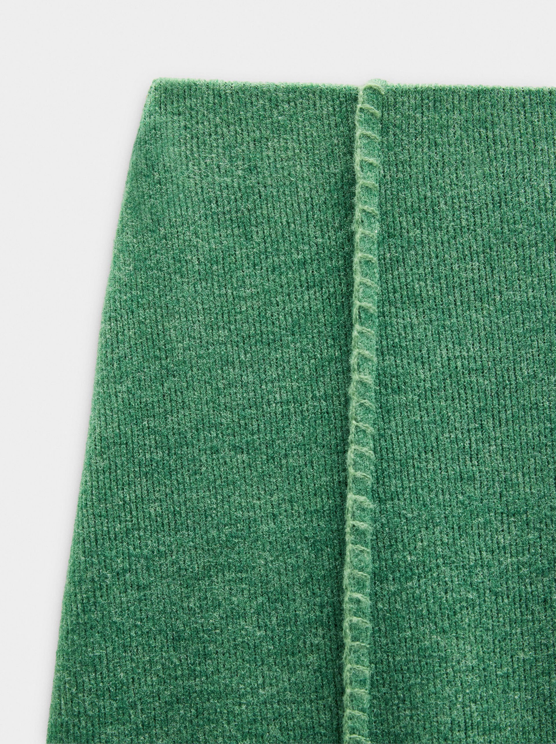 Ribbed long skirt image number 5.0