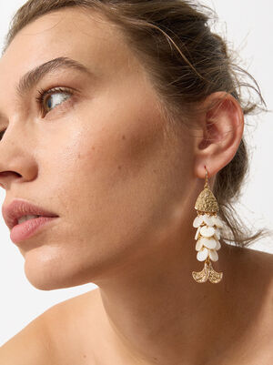 Fish Shell Earrings image number 1.0