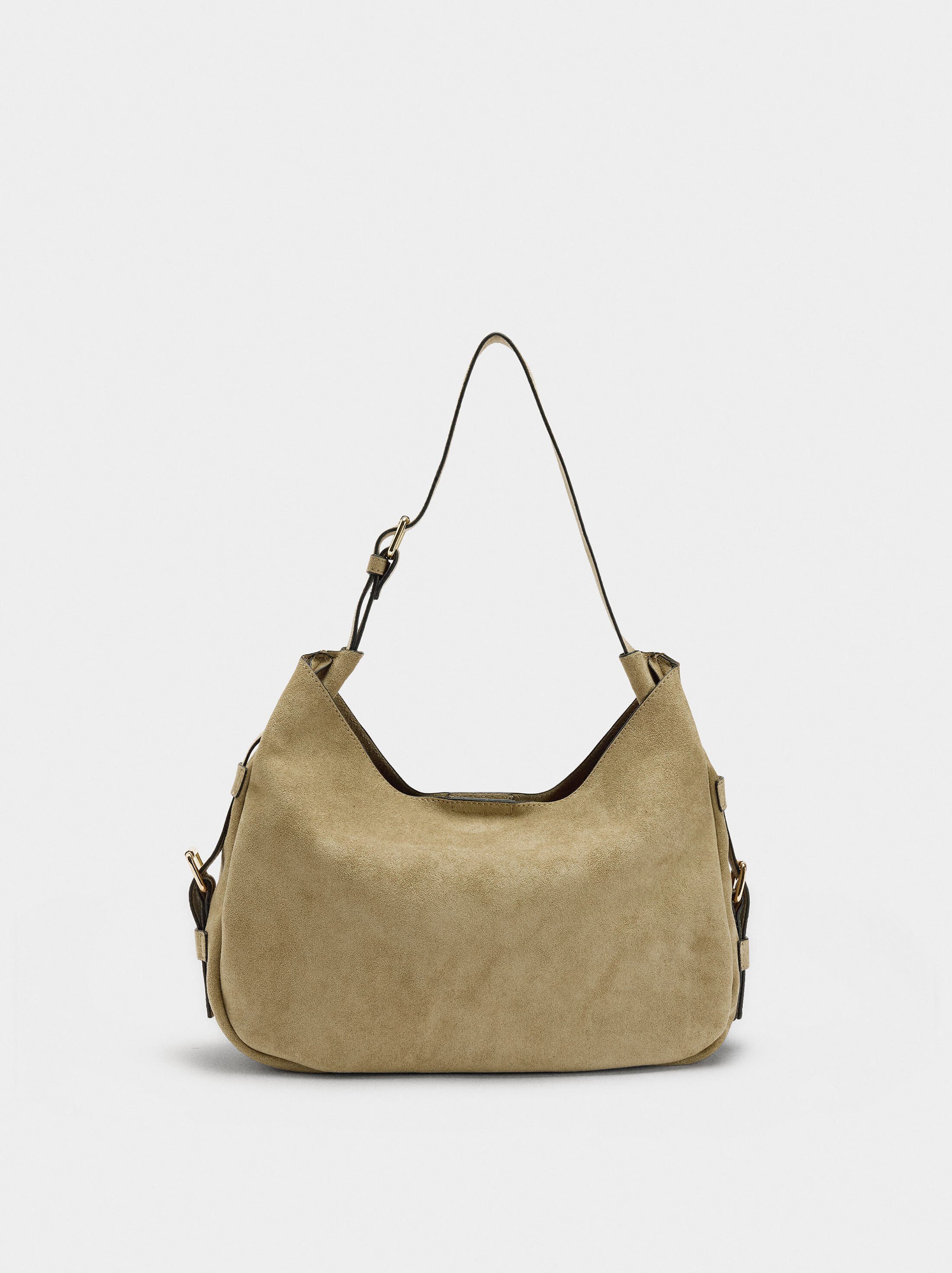 Shoulder bag with side buckles image number 0.0