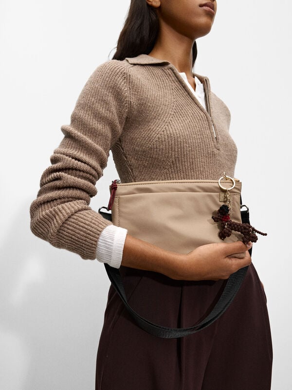 Nylon crossbody bag