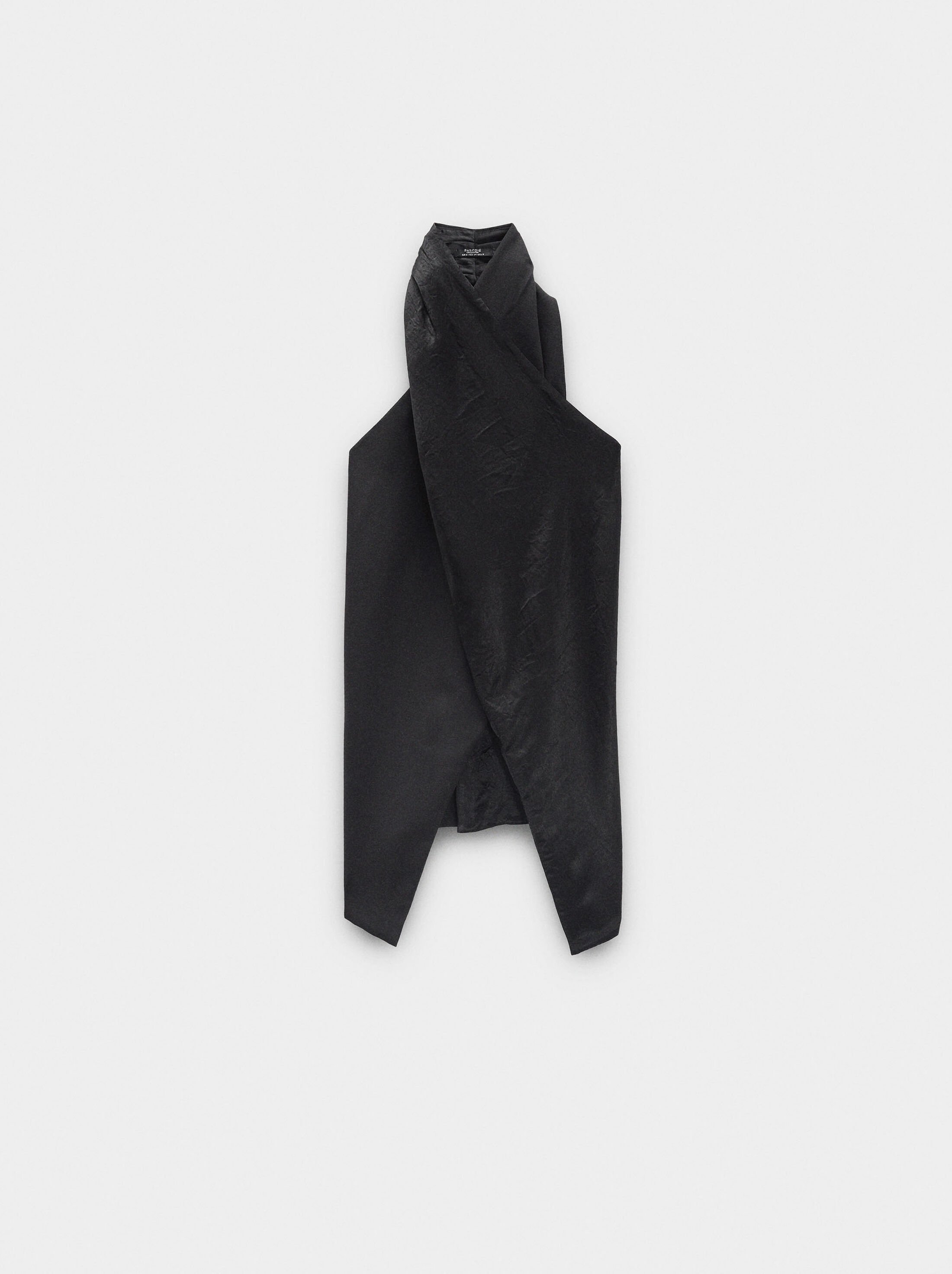 Crossed satin top image number 5.0