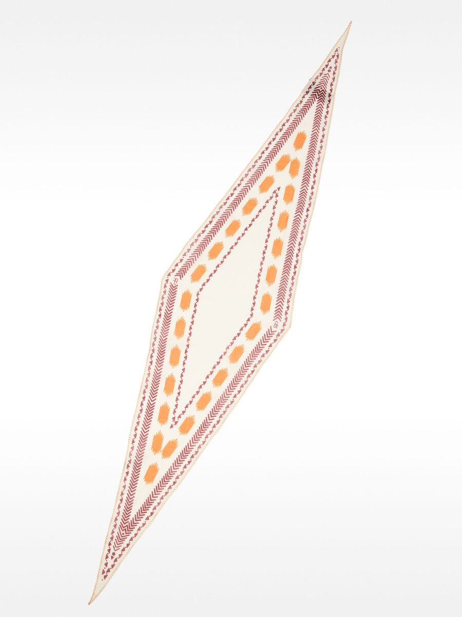 100% cotton printed scarf