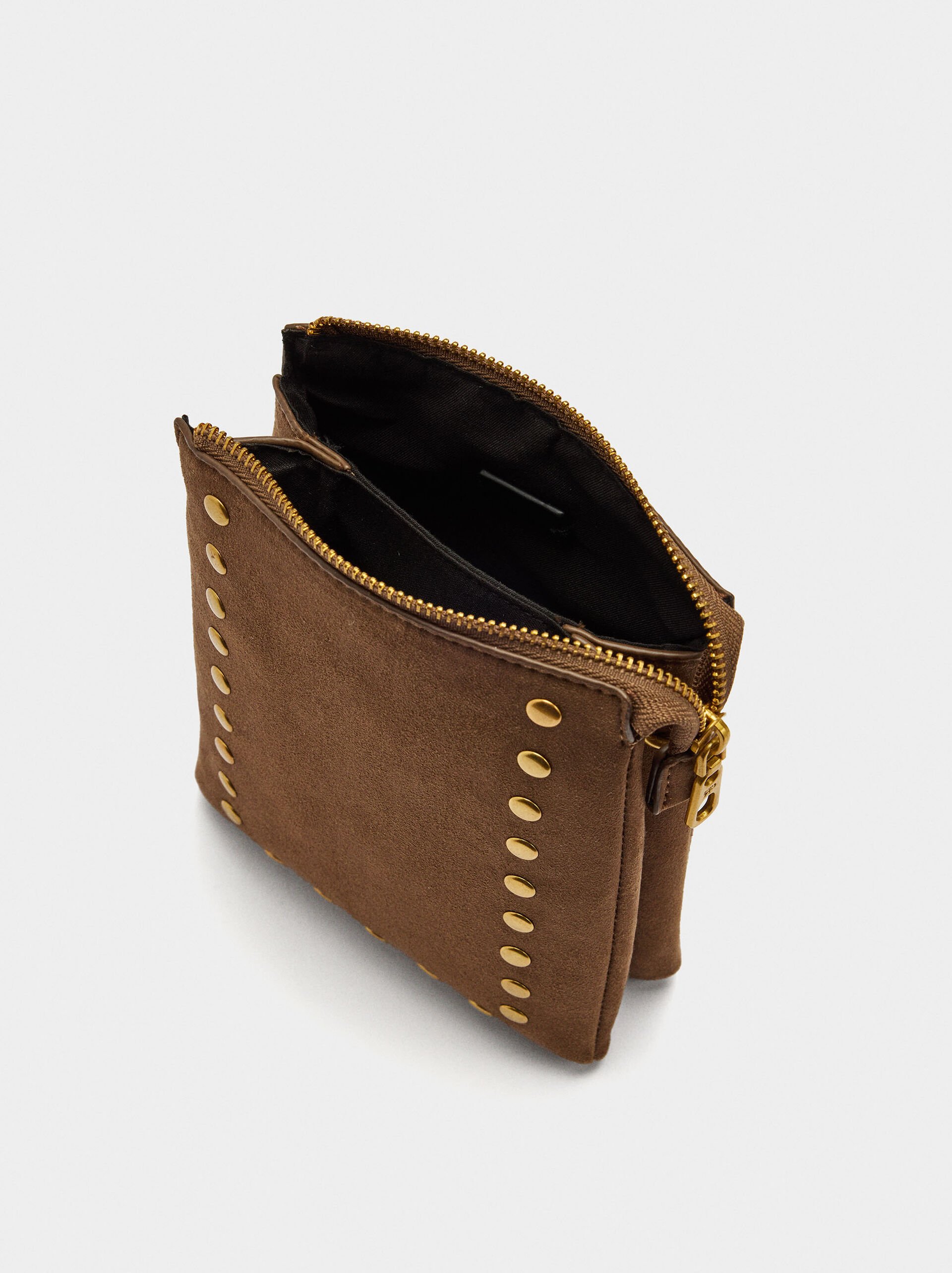 Crossbody bag with texture and studs image number 3.0