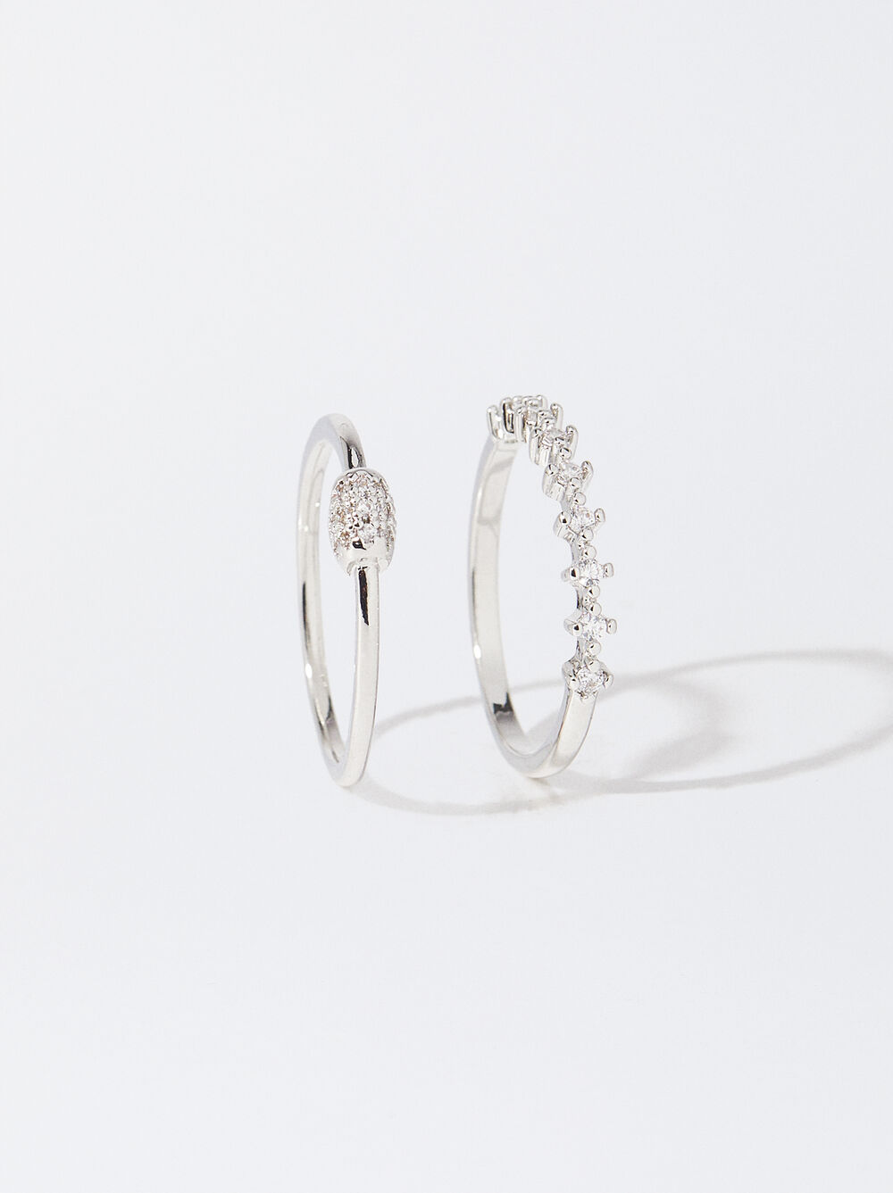 Set Of Rings With Zirconia