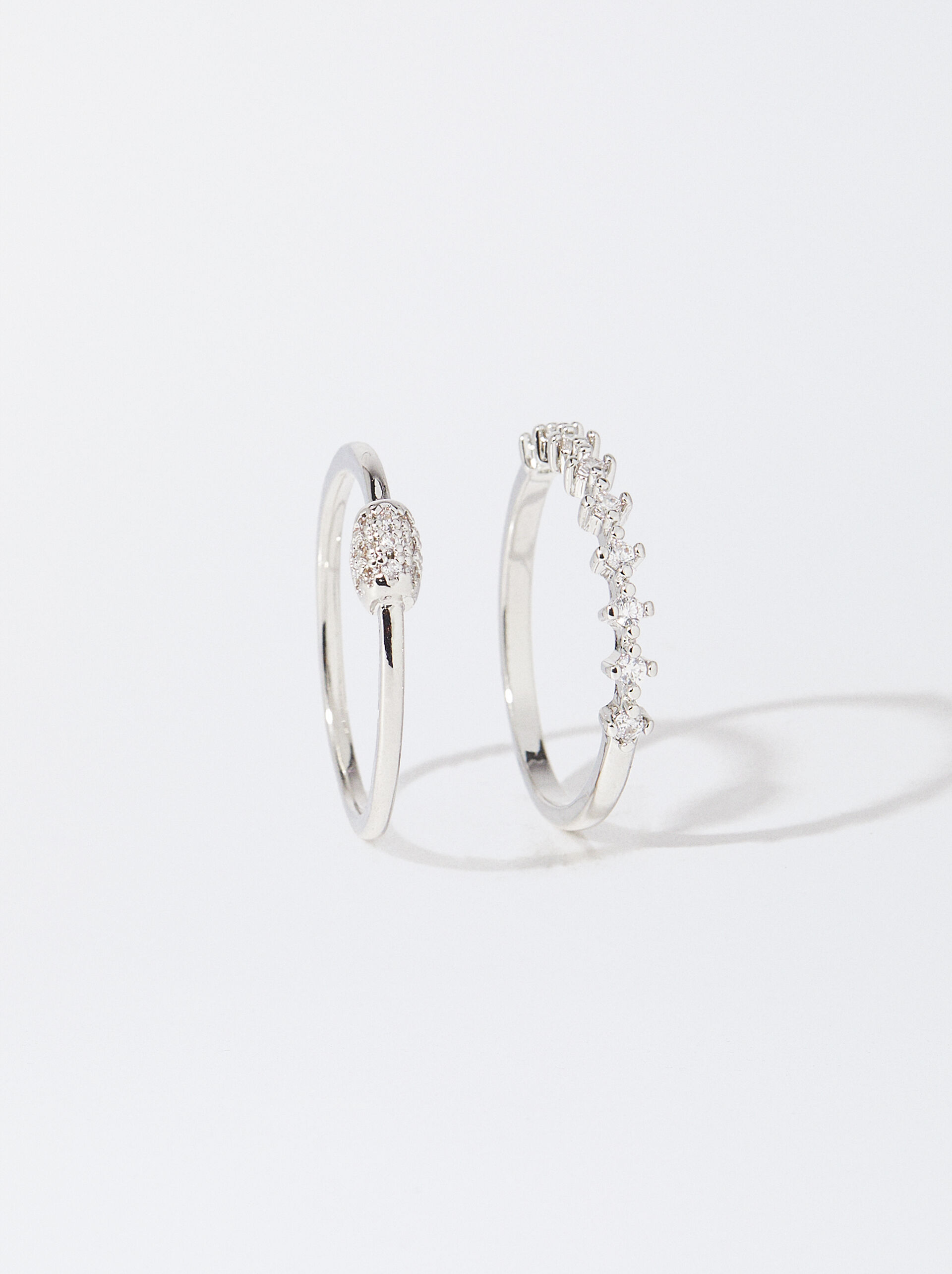 Set Of Rings With Zirconia image number 2.0