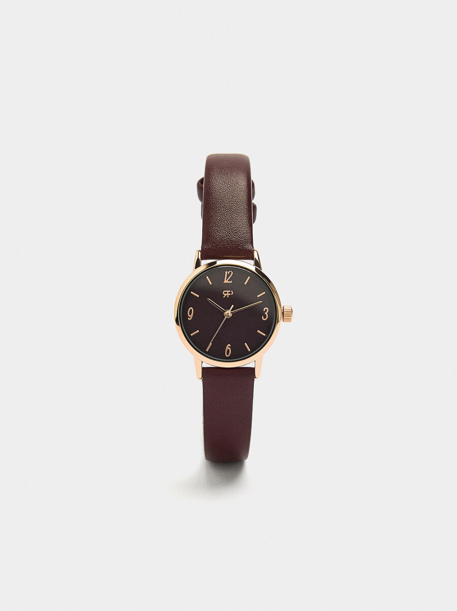 Textured bracelet watch