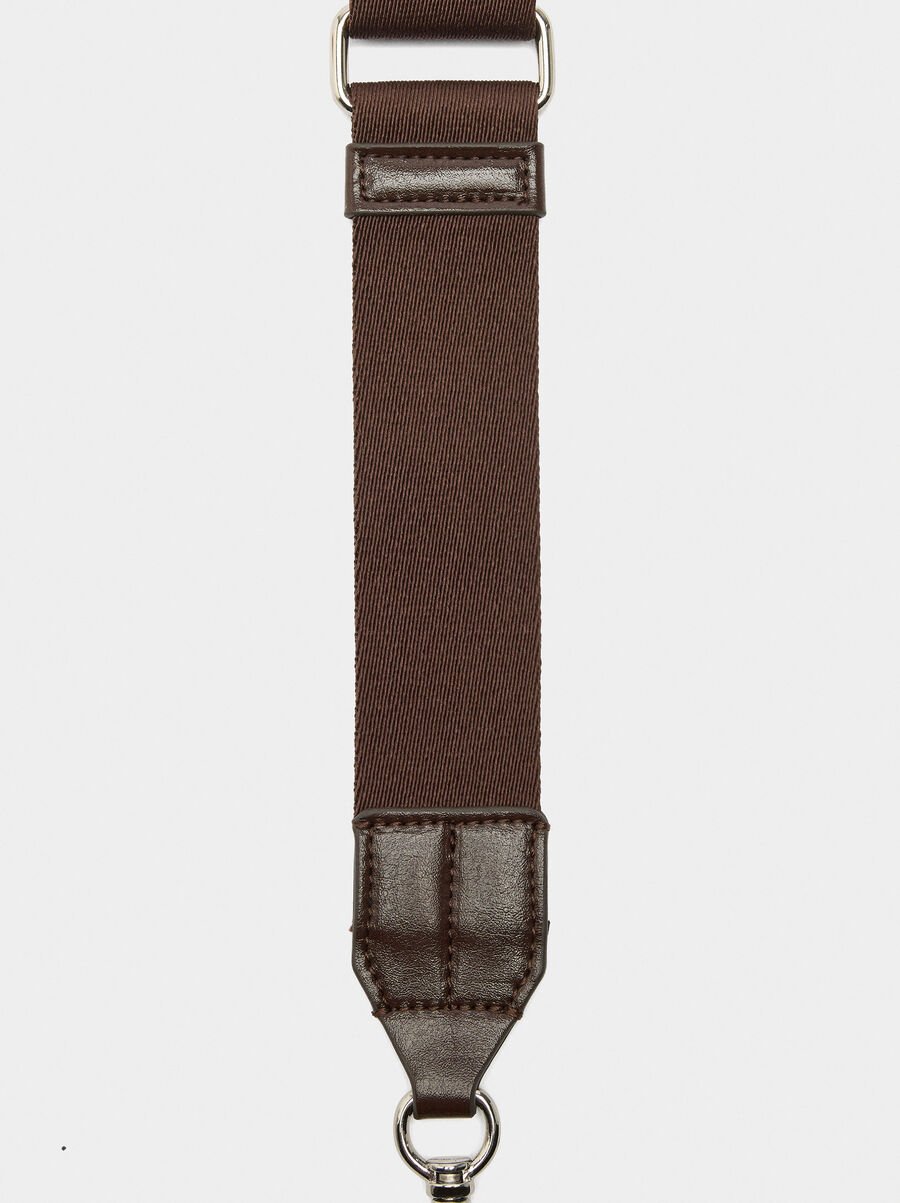 Bolso tote de nylon con bandolera 