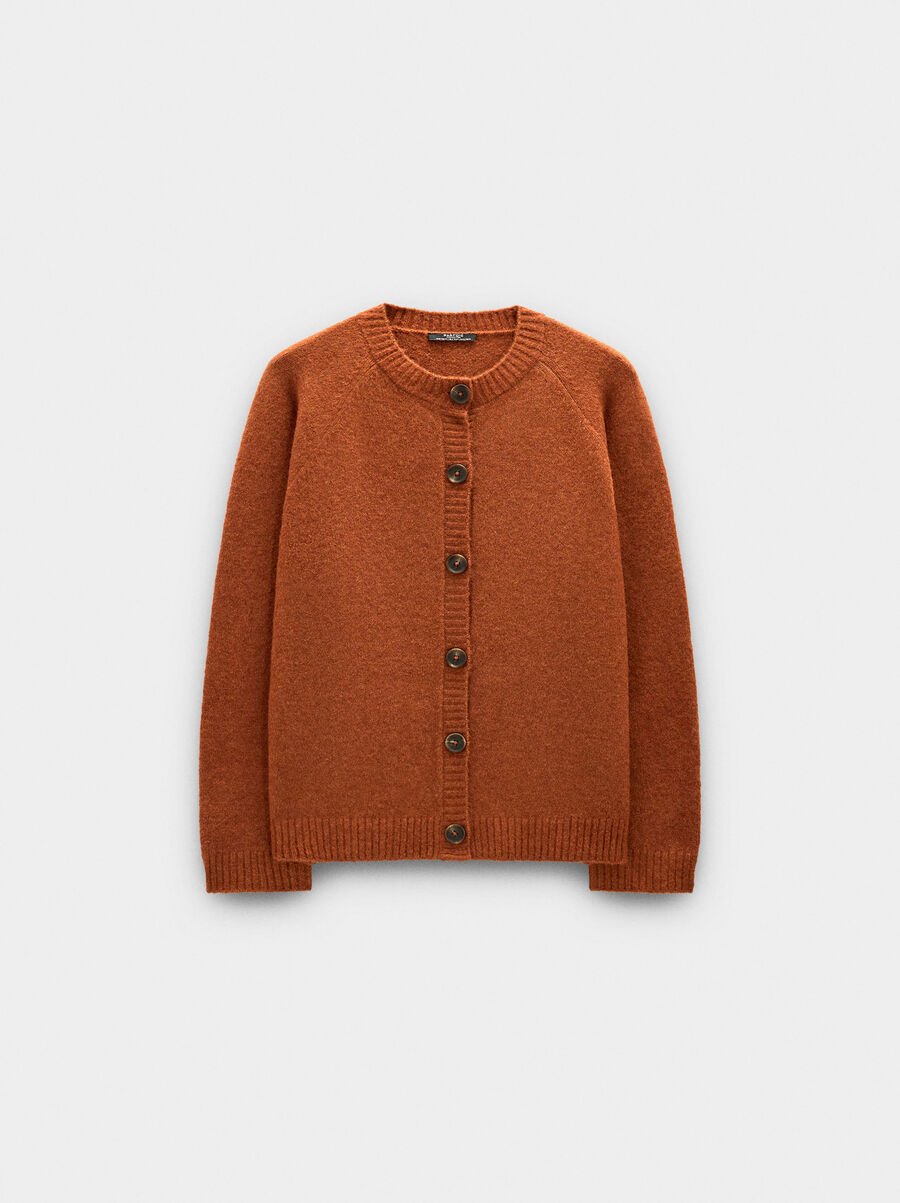 Cárdigan de punto liso