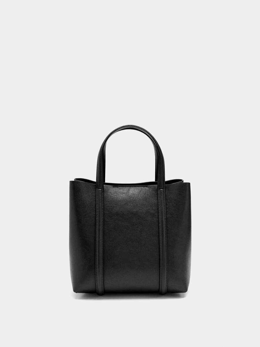 Tote bag with crossbody strap M