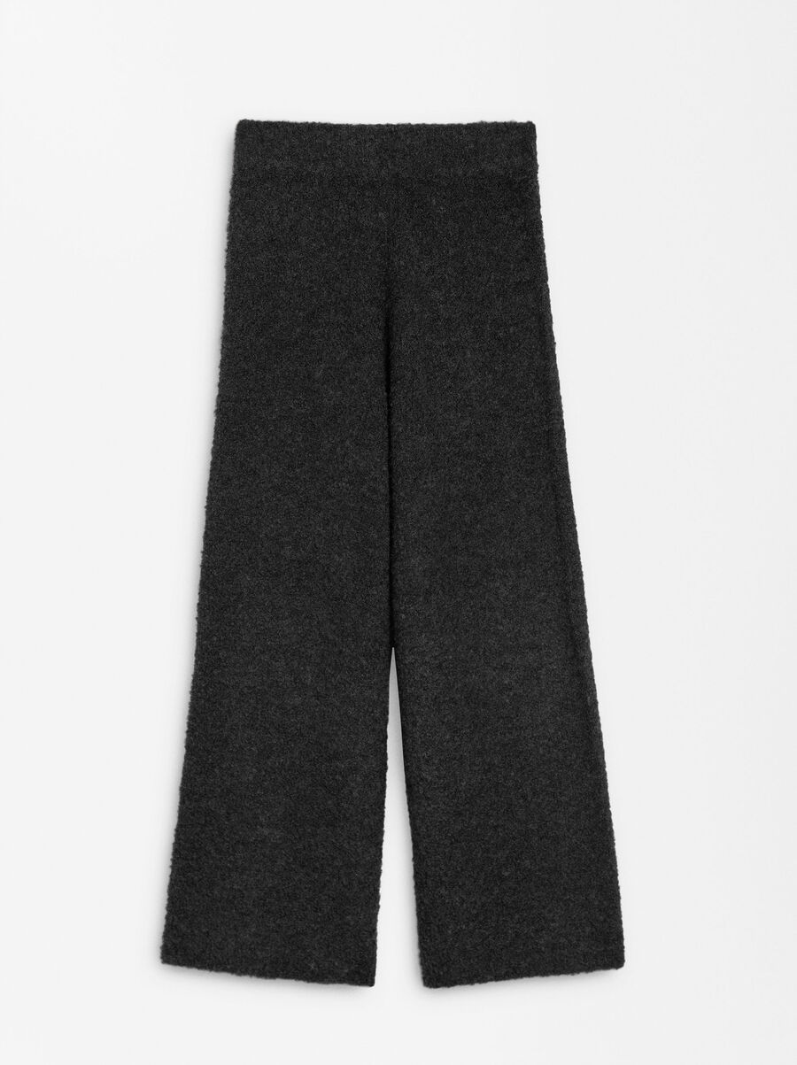 Pantalon en maille en mélange de laine