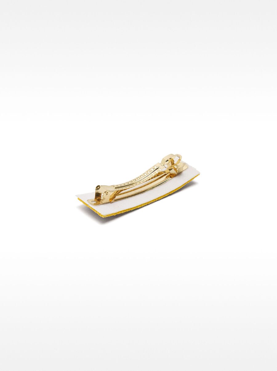 Fermall de cabell amb perles multicolors