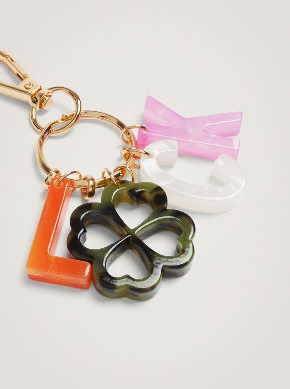 Luck Key Chain, Multicolor, hi-res
