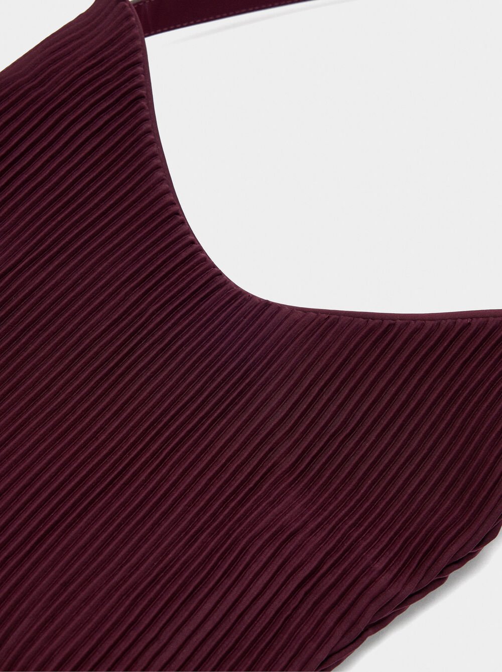 Nylon shoulder bag with inner pouch