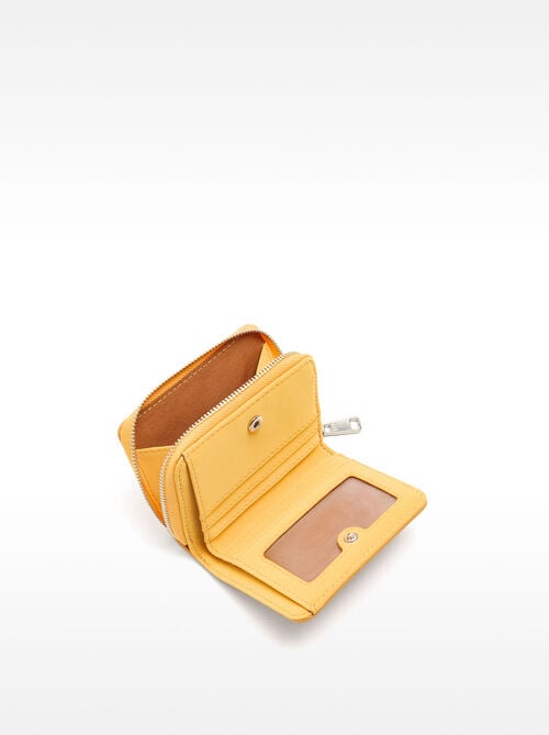 Cartera básica de textura suave