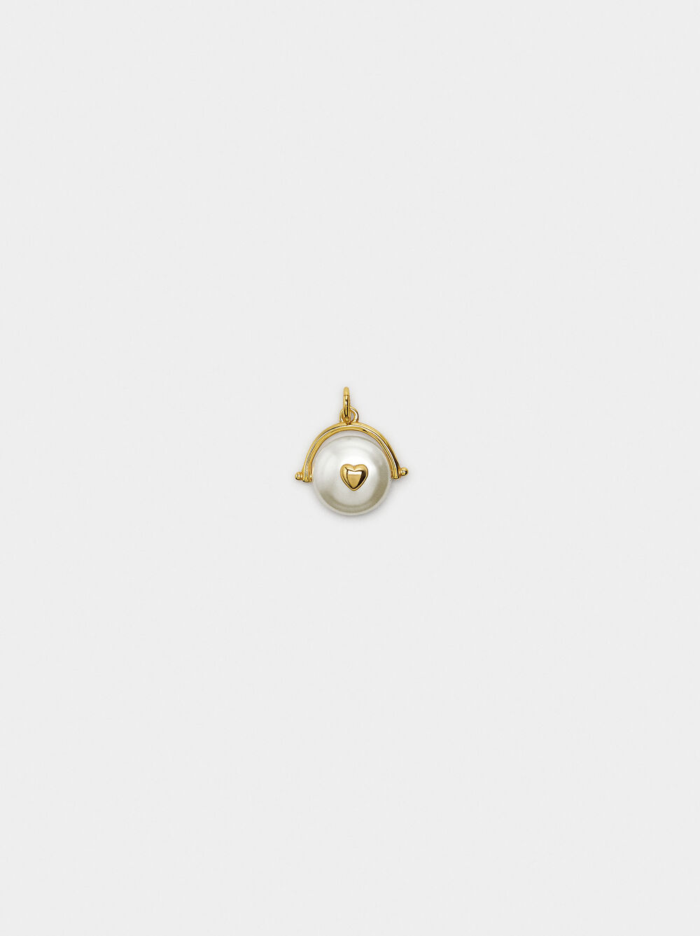 Charm with freshwater pearl - 925 sterling silver