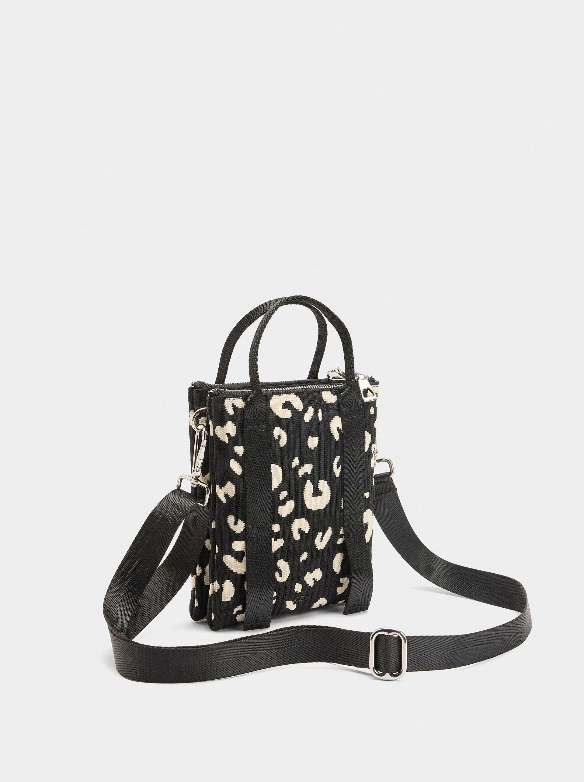 Handytasche aus Jacquard-Strick image number 2.0