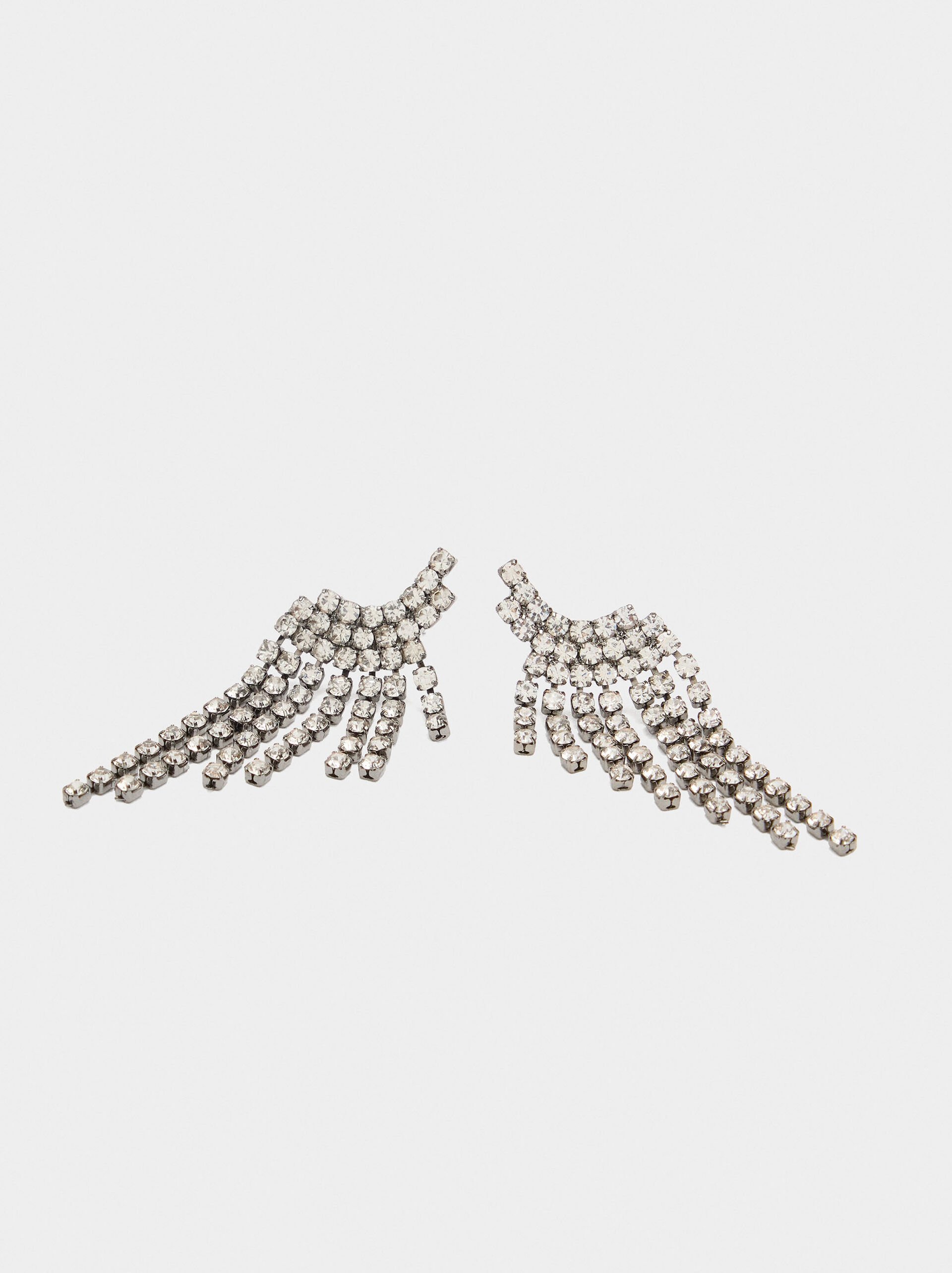 Cascade earrings with crystals image number 1.0