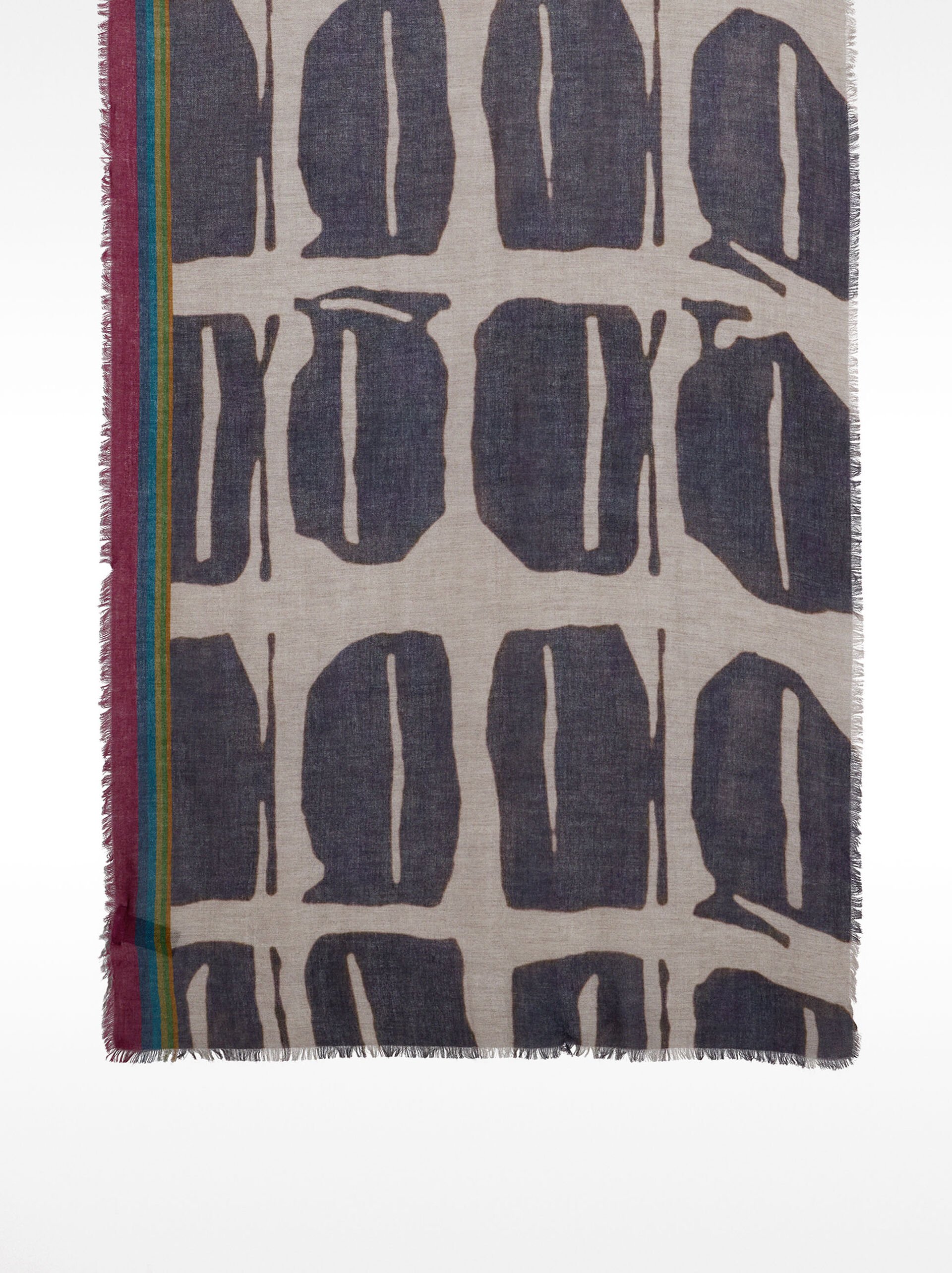 Foulard stampato cotone image number 1.0