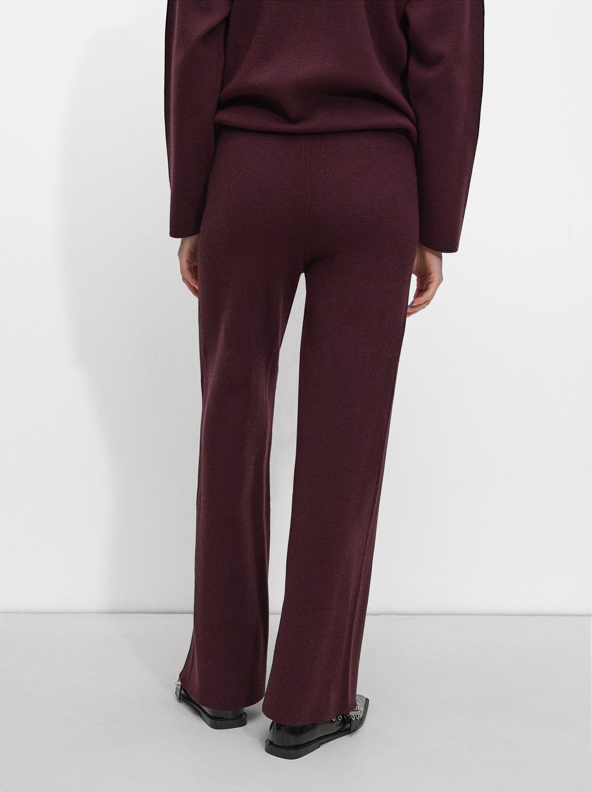 Knit trousers image number 3.0