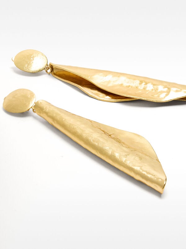 Maxi elongated earrings