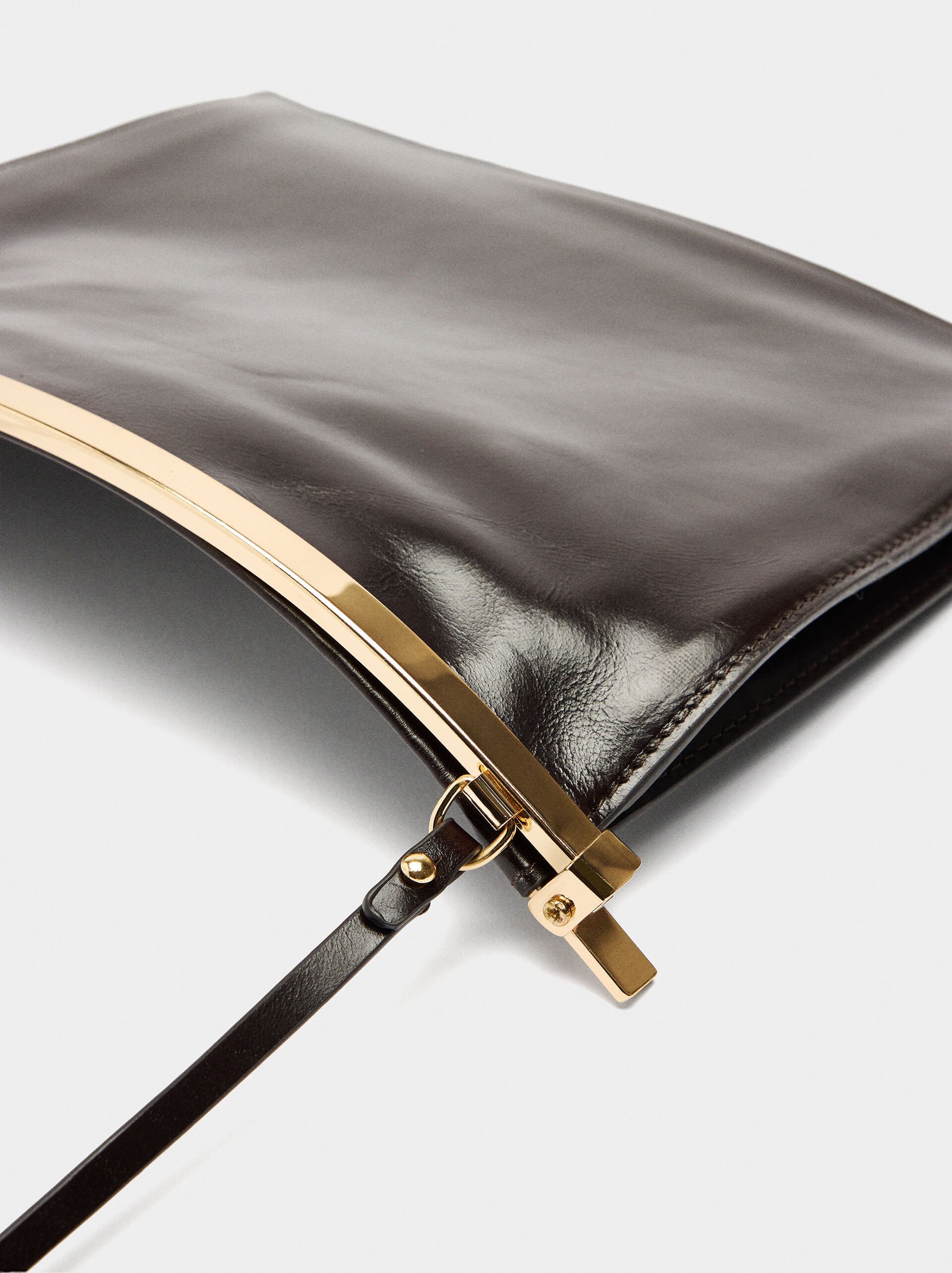 Leather shoulder bag image number 2.0