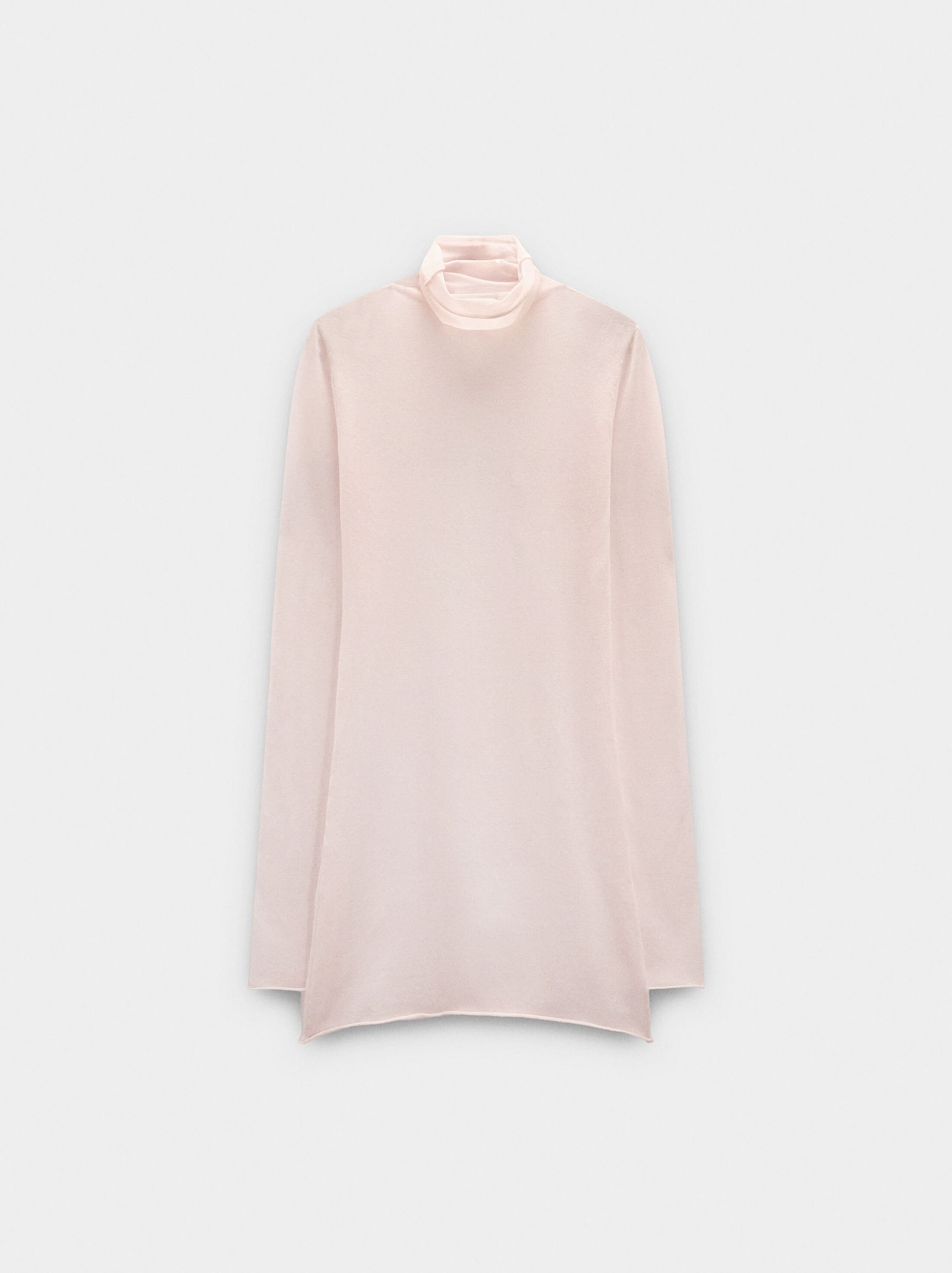 Knit sweater with high neck image number 5.0