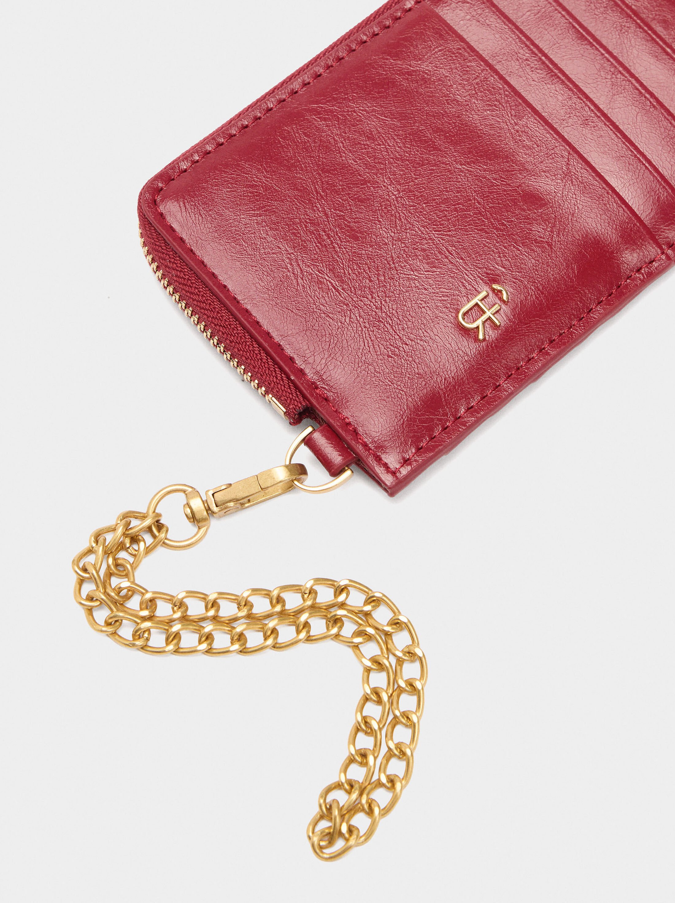 Card holder with varnished effect image number 1.0