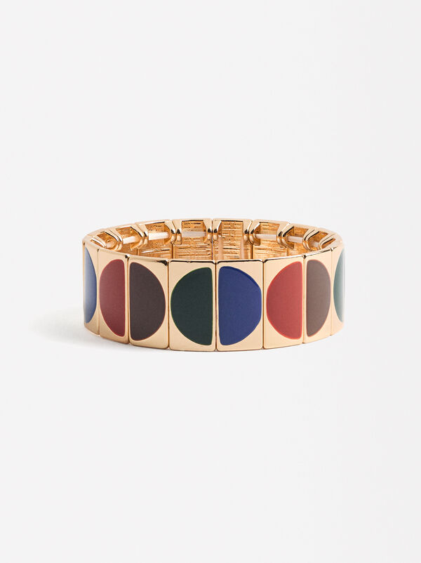 Multicolor elastic bracelet