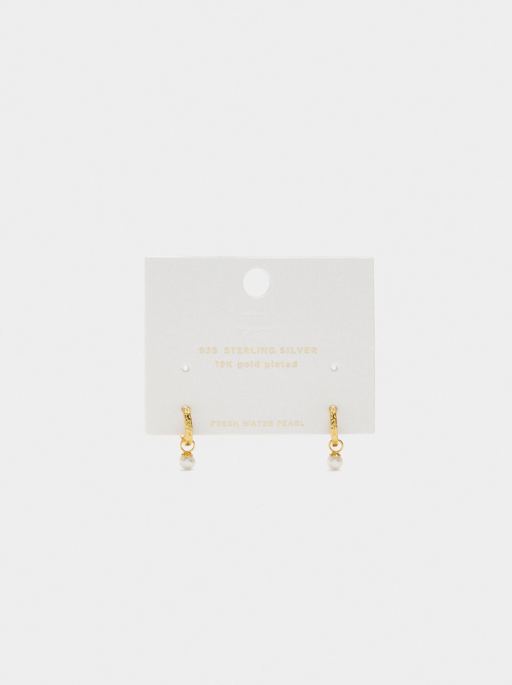 Aros con perlas de agua dulce - plata de ley 925