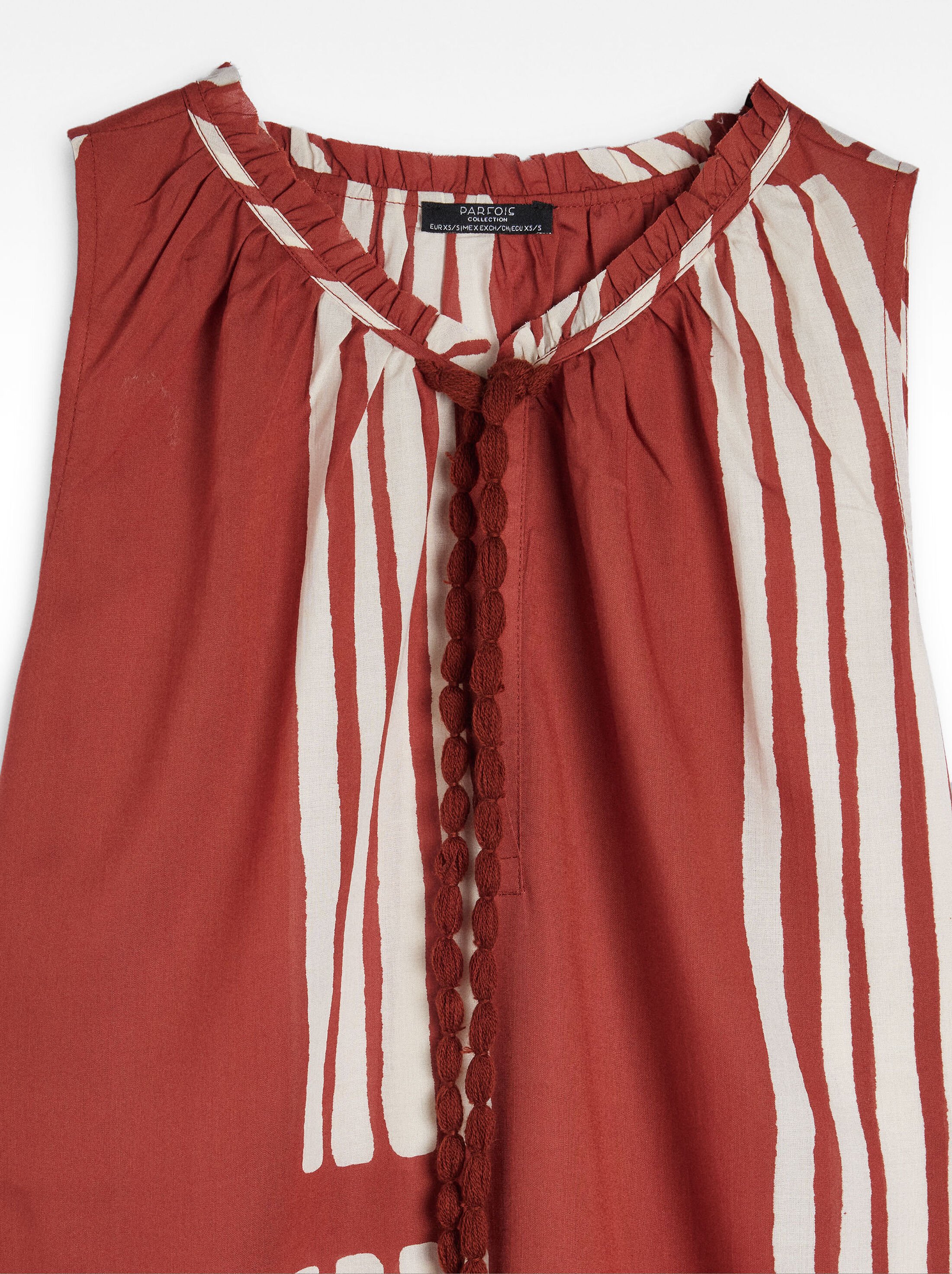 Long printed dress image number 5.0