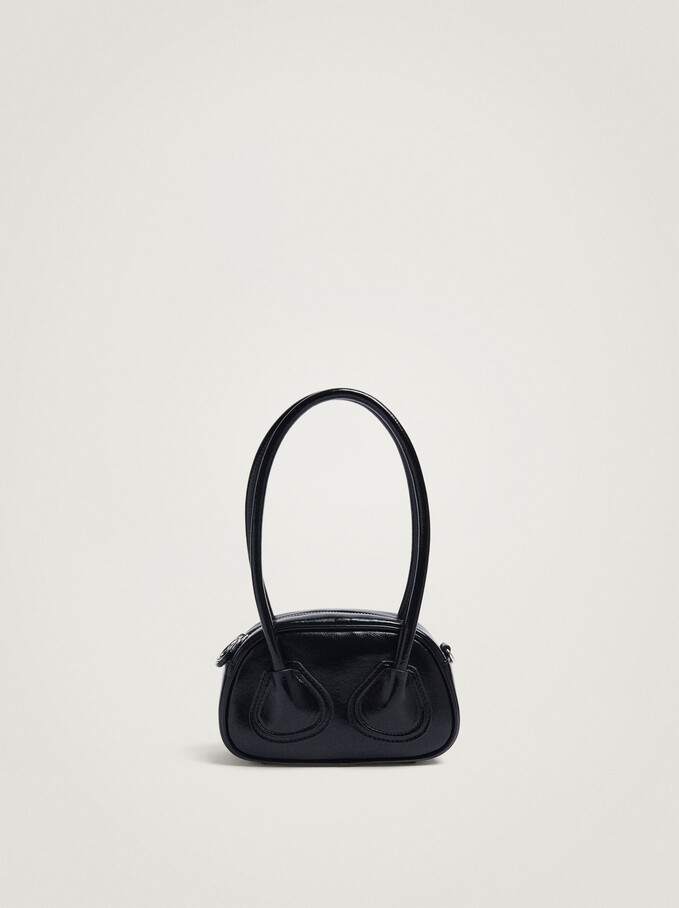 Mini Handbag, Black, hi-res