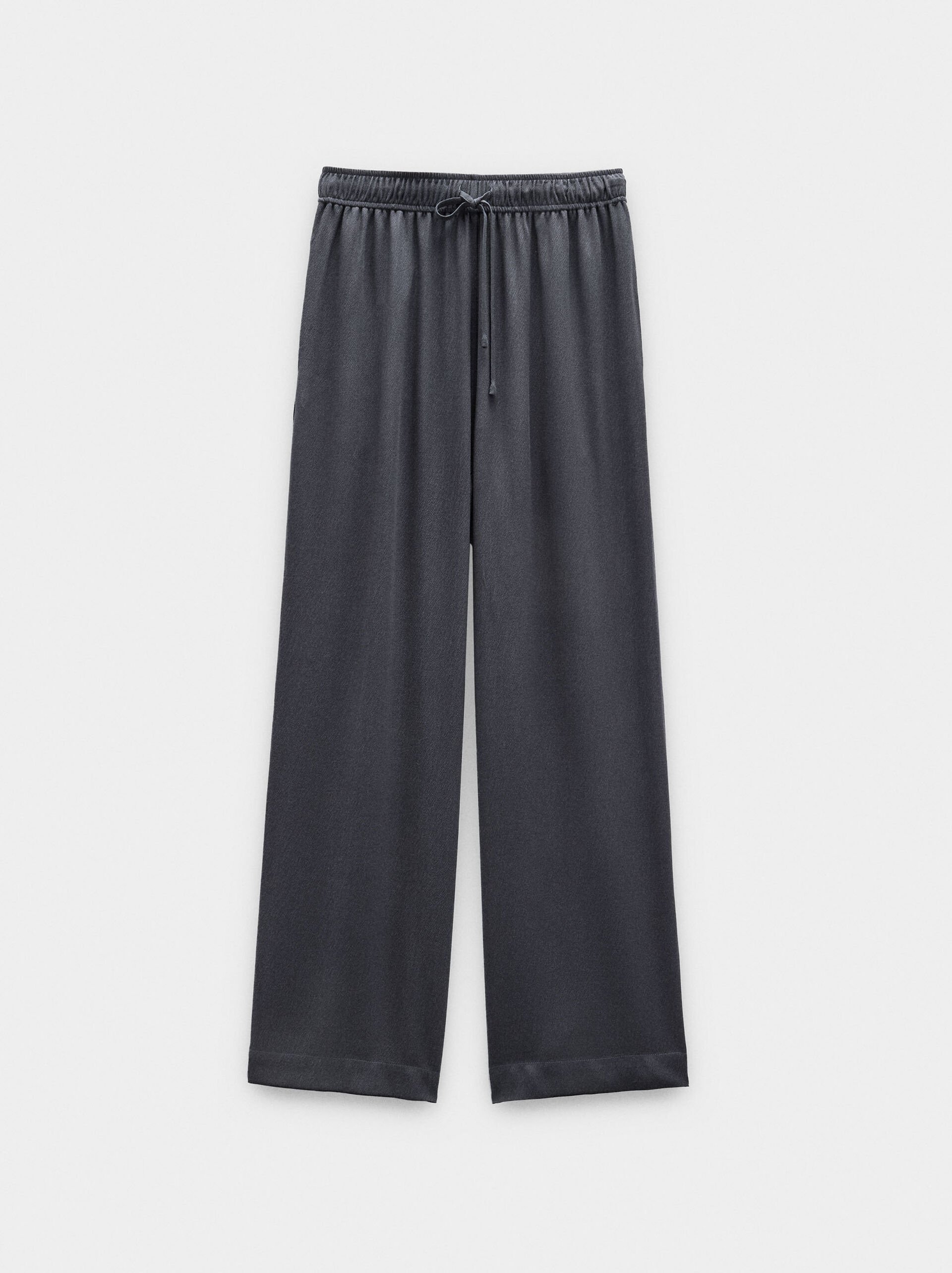 Trousers of lyocell with elastic waist image number 5.0