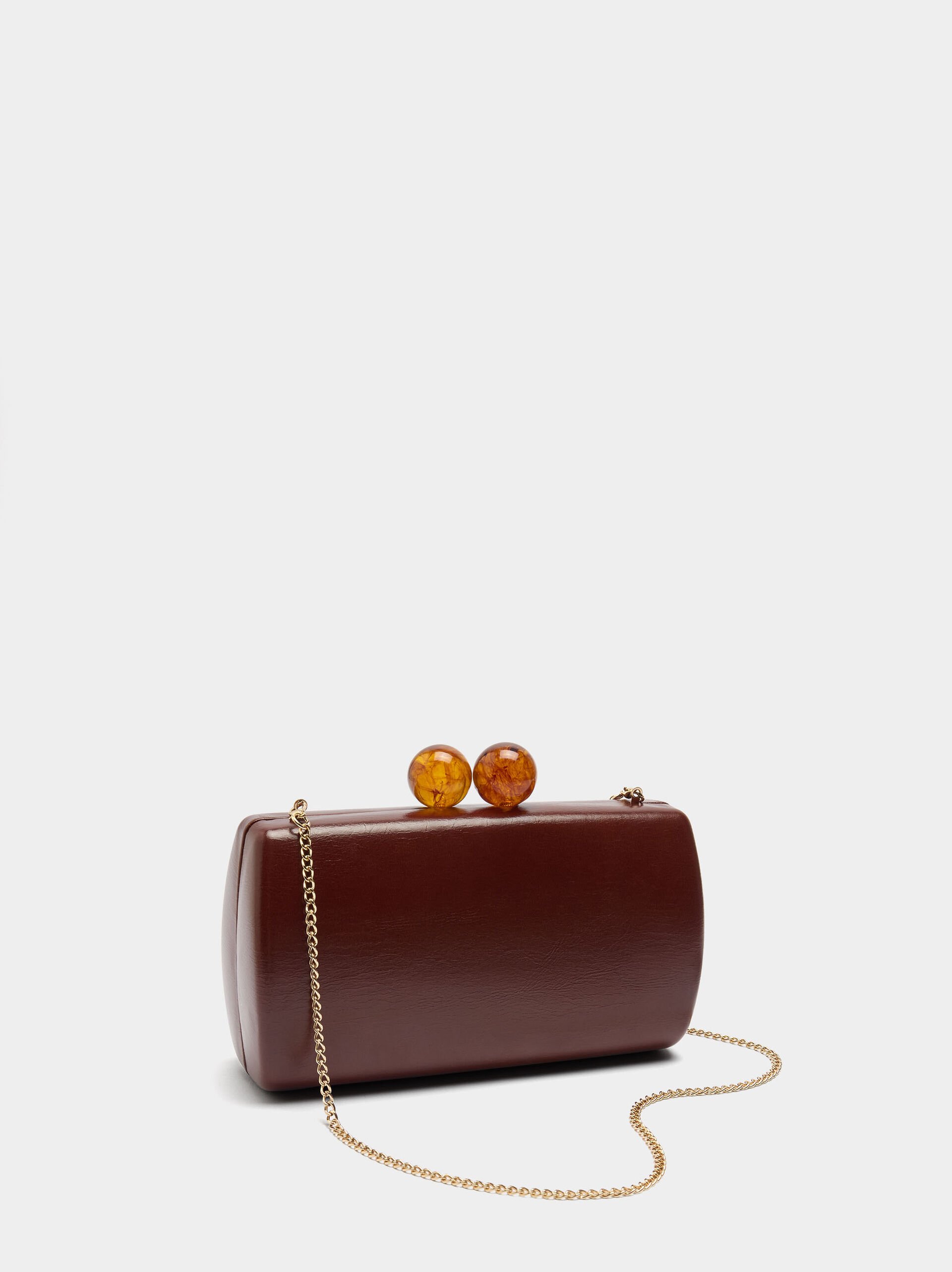 Party clutch with kiss-lock closure image number 2.0