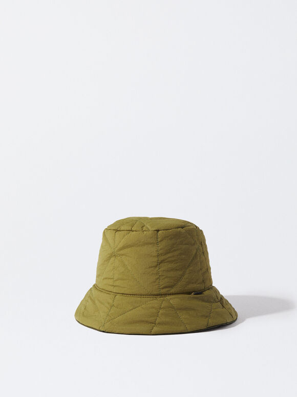 Reversible Bucket Hat, Khaki, hi-res
