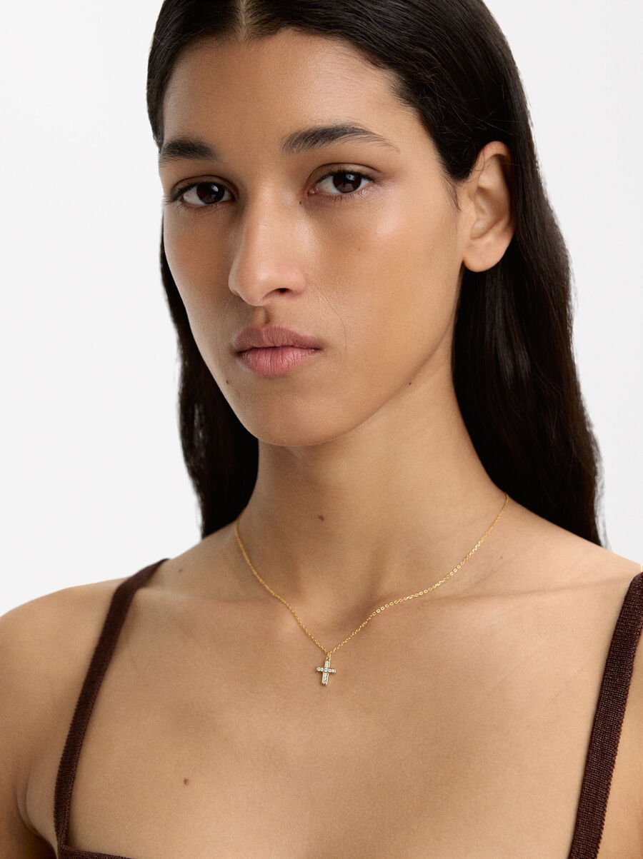 Pendant cross necklace - 925 sterling silver
