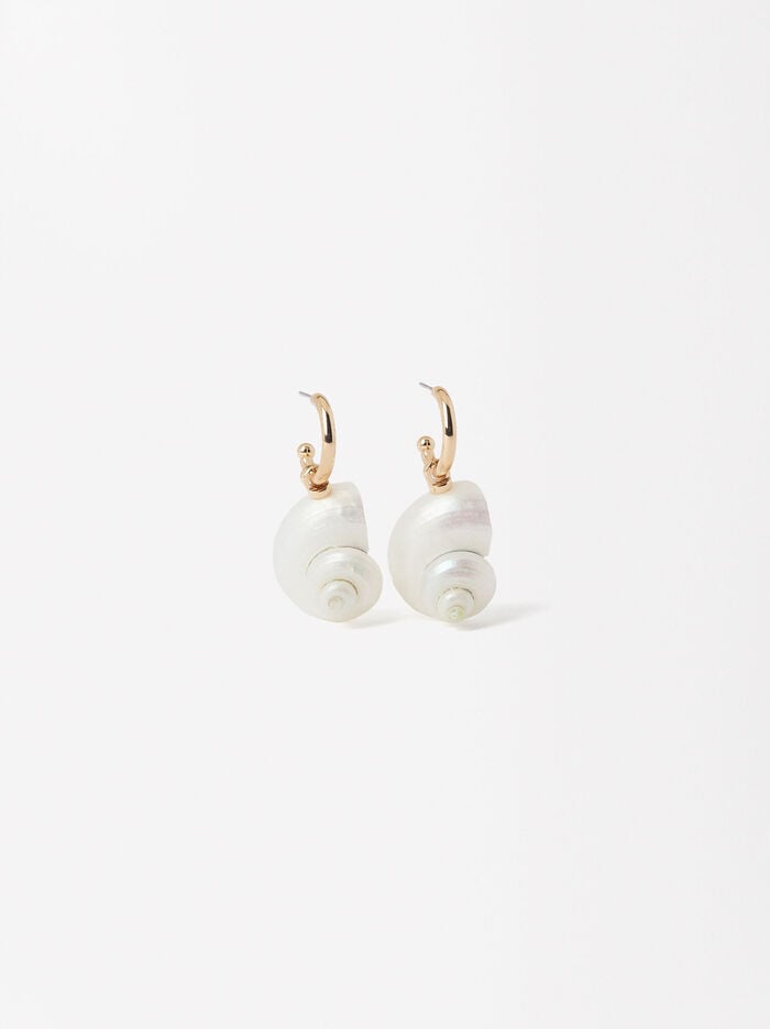 Shell Hoop Earrings