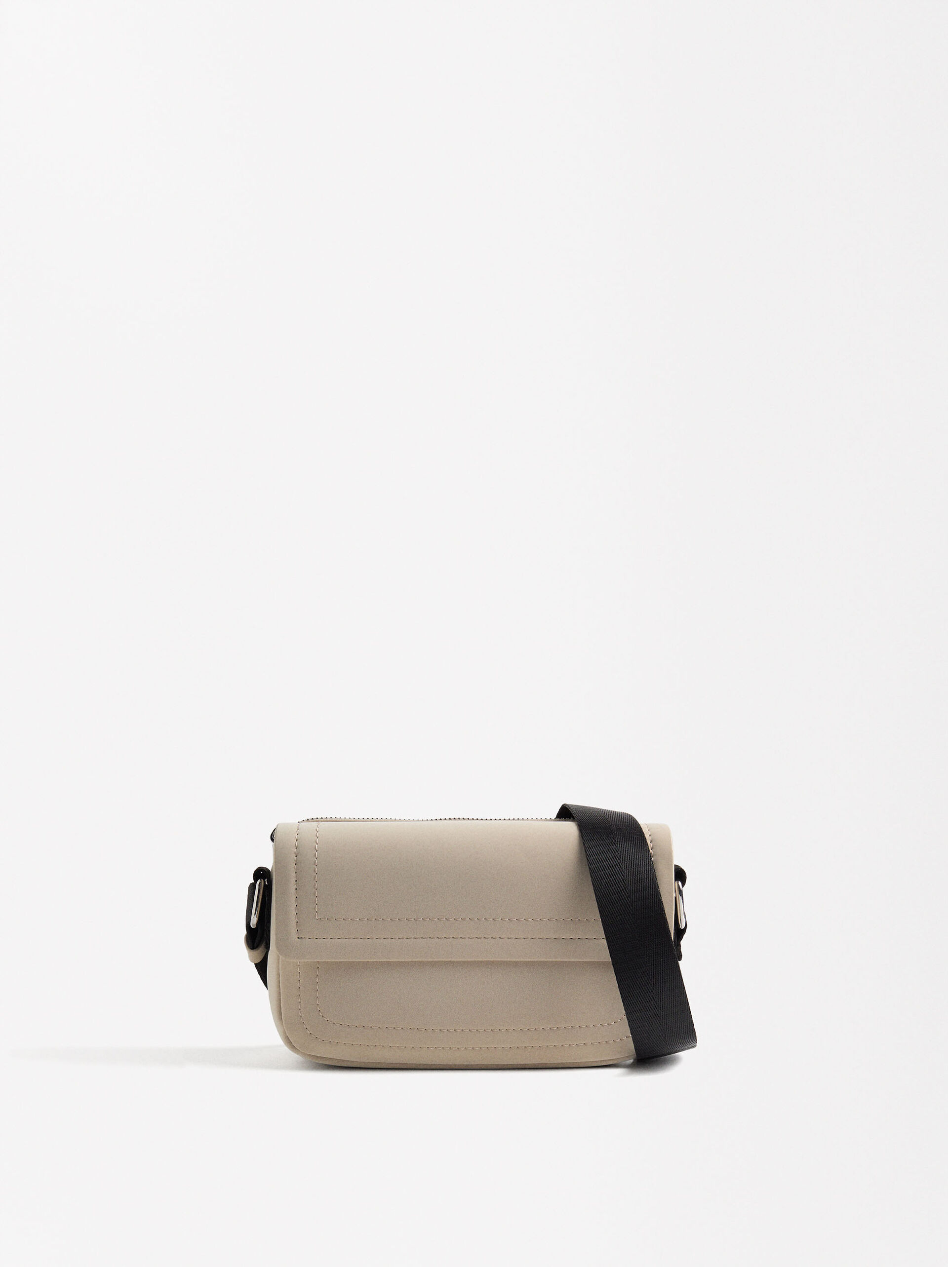 Velvet texture crossbody bag image number 0.0