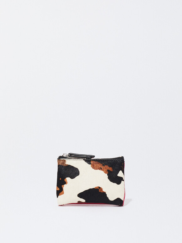 Fur Zip Wallet, Multicolor, hi-res