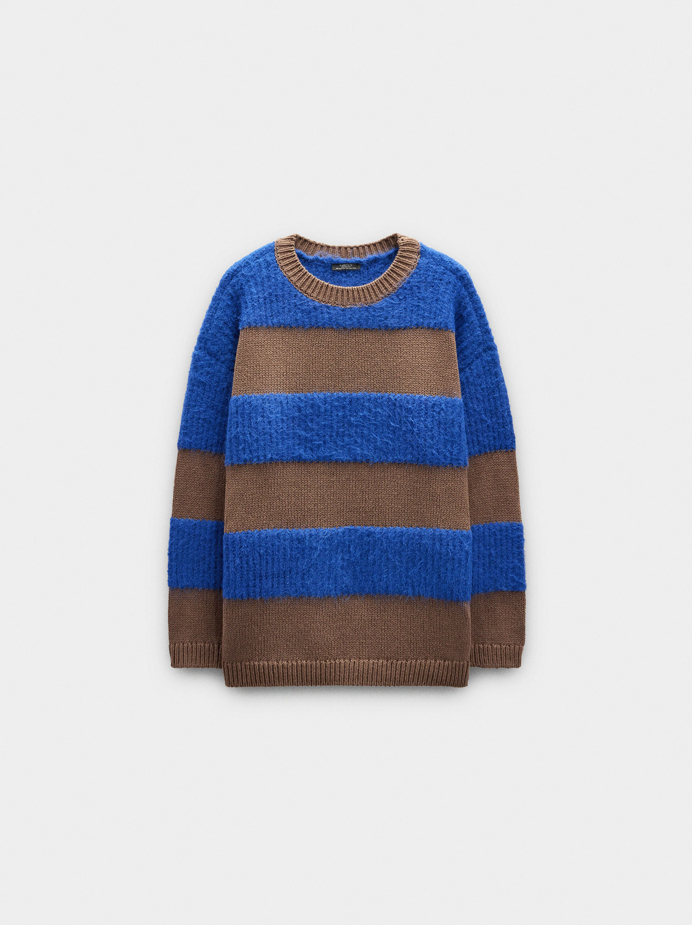 Knit sweater with stripes image number 4.0