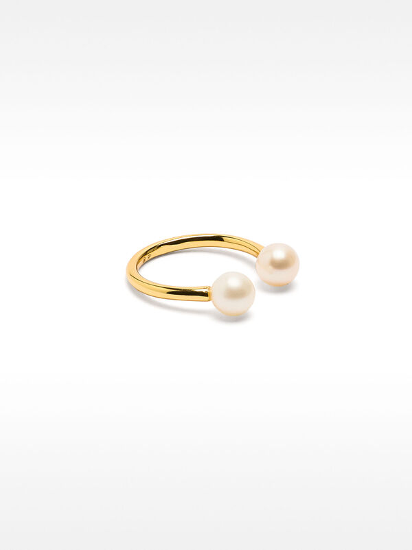 Ring with pearls - 925 sterling silver