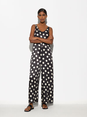Jumpsuit With Polka Dots