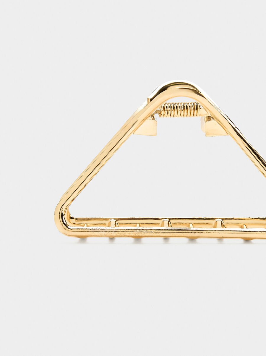 Pinza de pelo con forma triangular