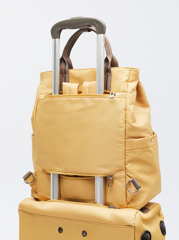 Nylon Cabin Backpack, Mustard, hi-res