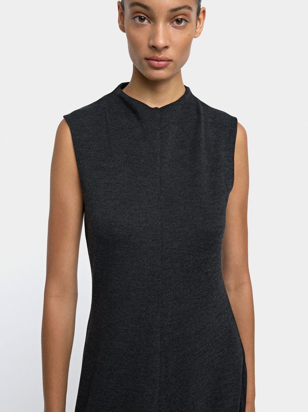 Long flared dress
